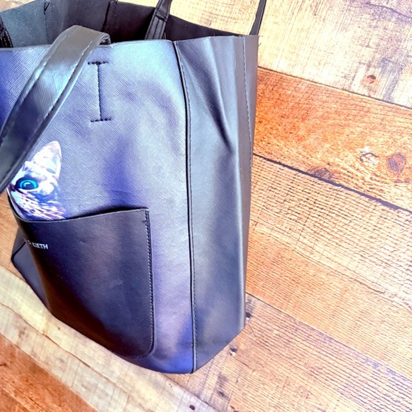 Charles & Keith Black Cat Tote Bag - Picture 4 of 7